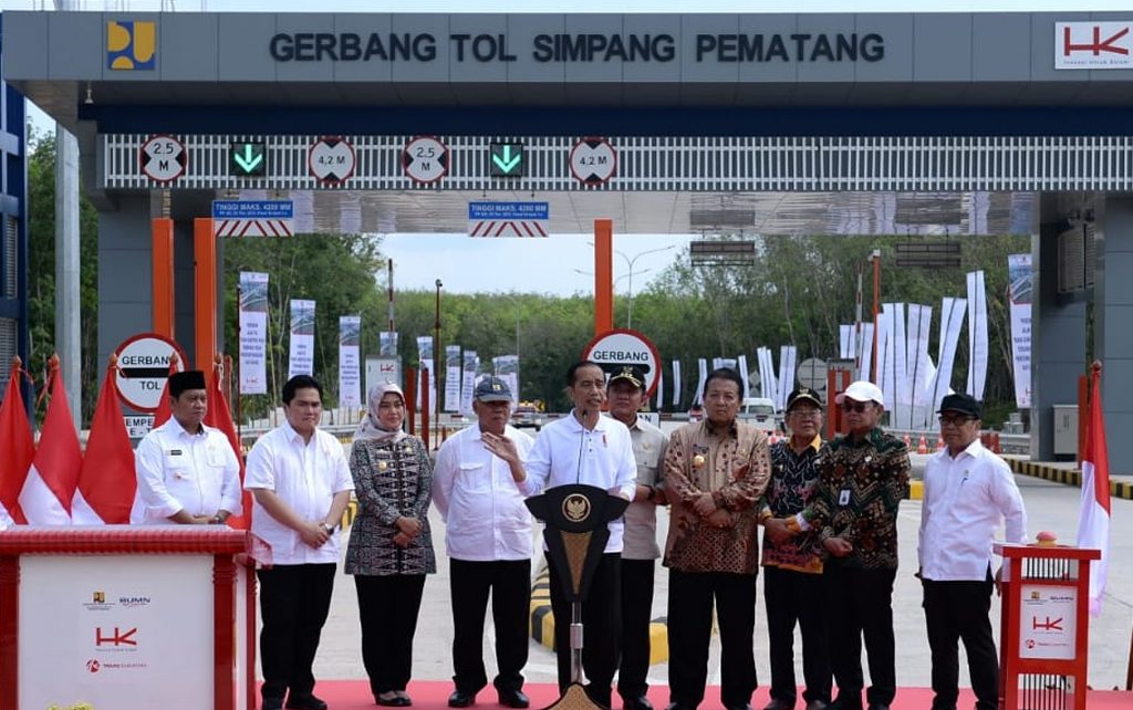 Jokowi Resmikan Tol Trans Sumatera X Kppip