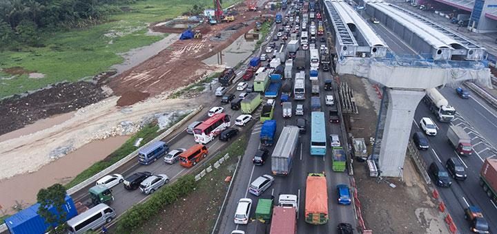 Progres Pembangunan Tol Layang Jakarta-Cikampek dan Tol Japek II Selatan