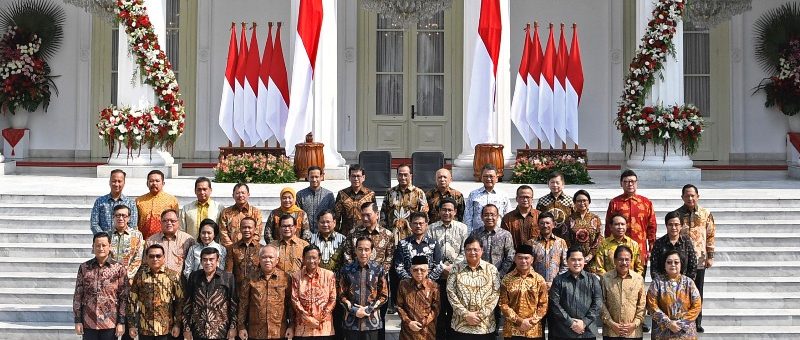 Presiden Jokowi Umumkan Susunan Kabinet Indonesia Maju