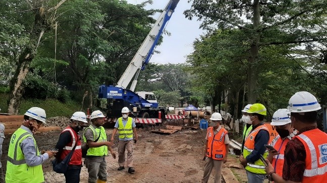 Monitoring Progres Pembangunan Jalan Tol Serpong – Balaraja oleh KPPIP